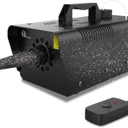 1byone 650W Snow Machine Wired Remote Control Great Machine for Kids, Parties, Parades