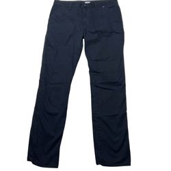 Vans Chino Pants Mens 32x30 Black Straight Stretchy Fit Skate Casual New