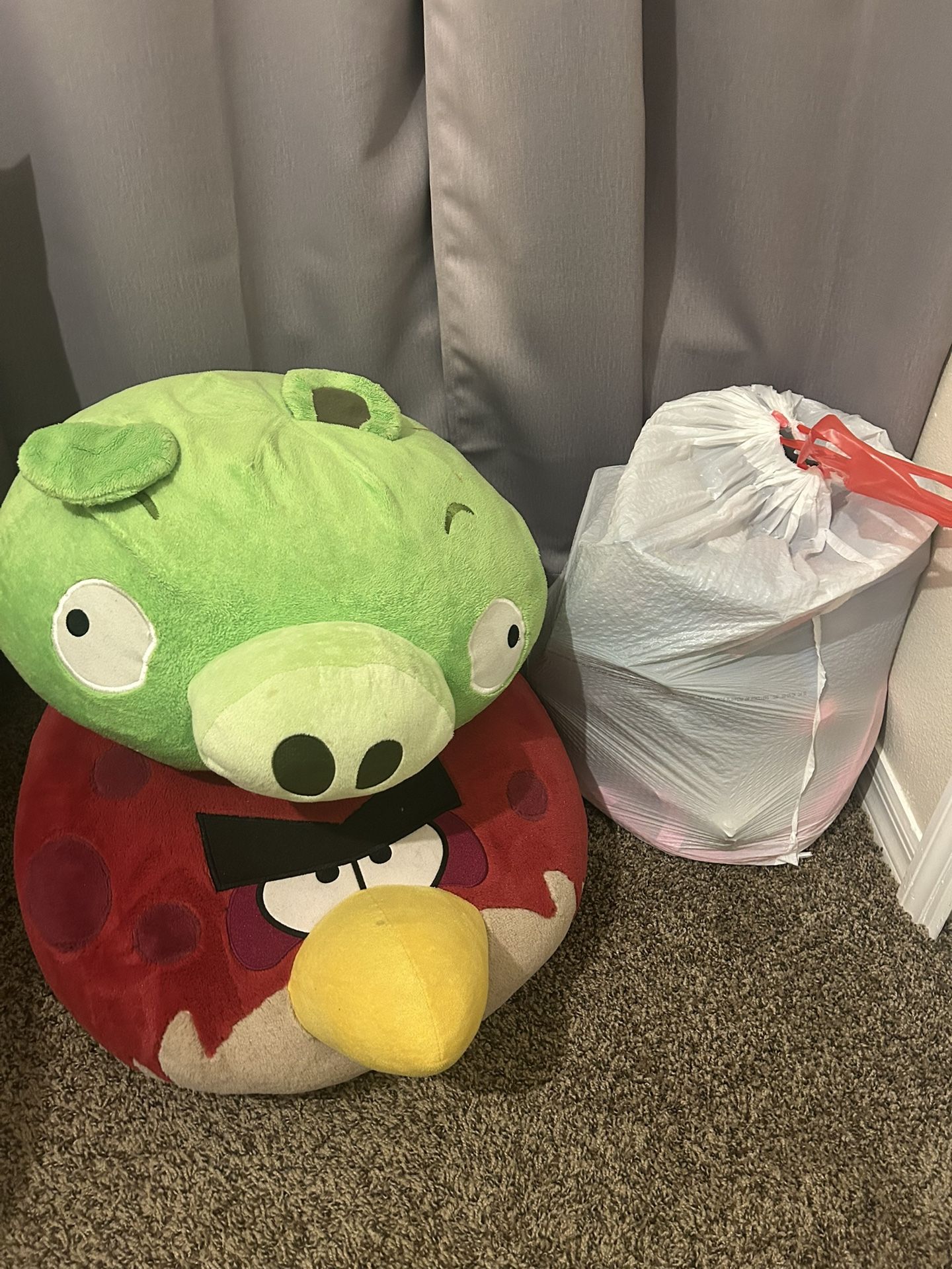 Large Angry Birds Pillows