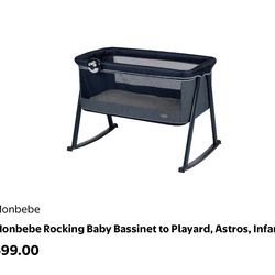 Monbebe Rocking Baby Bassinet to Playard *NEW**