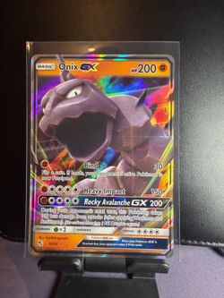 Onix GX Hidden Fates - Ultra Rare #36/68 NM Pokemon