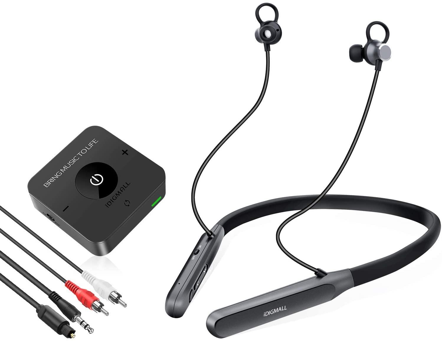 Wireless Headphones for TV Watching, Bluetooth HiFi Earbuds