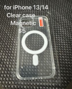 Magnetic Clear case for iPhone 13-14