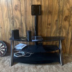 Tv Stand With Three Shelves 