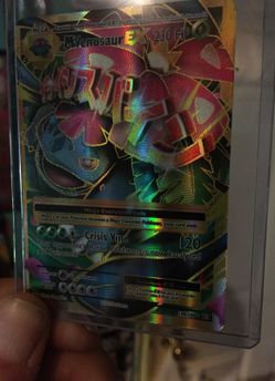 Pokemon card 100/108 mega venusaur ex