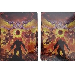DOOM ETERNAL Steelbook Case Only *NO GAME* Sony PS4/PS5/Xbox One/Xbox Series X