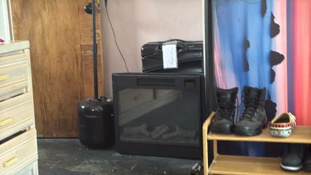 Electric Fireplace Insert – Infrared Heater with Realistic Flame Effect