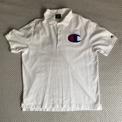 Vintage Champion Large Button Up Shirt 