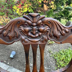 Stomps Burhardt Northwind Saddle Gondola Chair Late 19th Century Victorian Antique