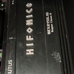 Hifonics Amplifier