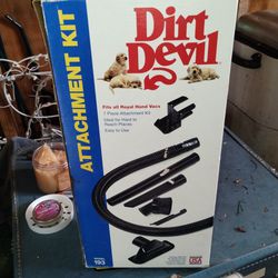 5 Piece Attachment Set For 1980s Dirt Devil Vacuum IOB 