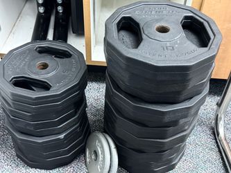 155 lbs of Standard 1” Weights