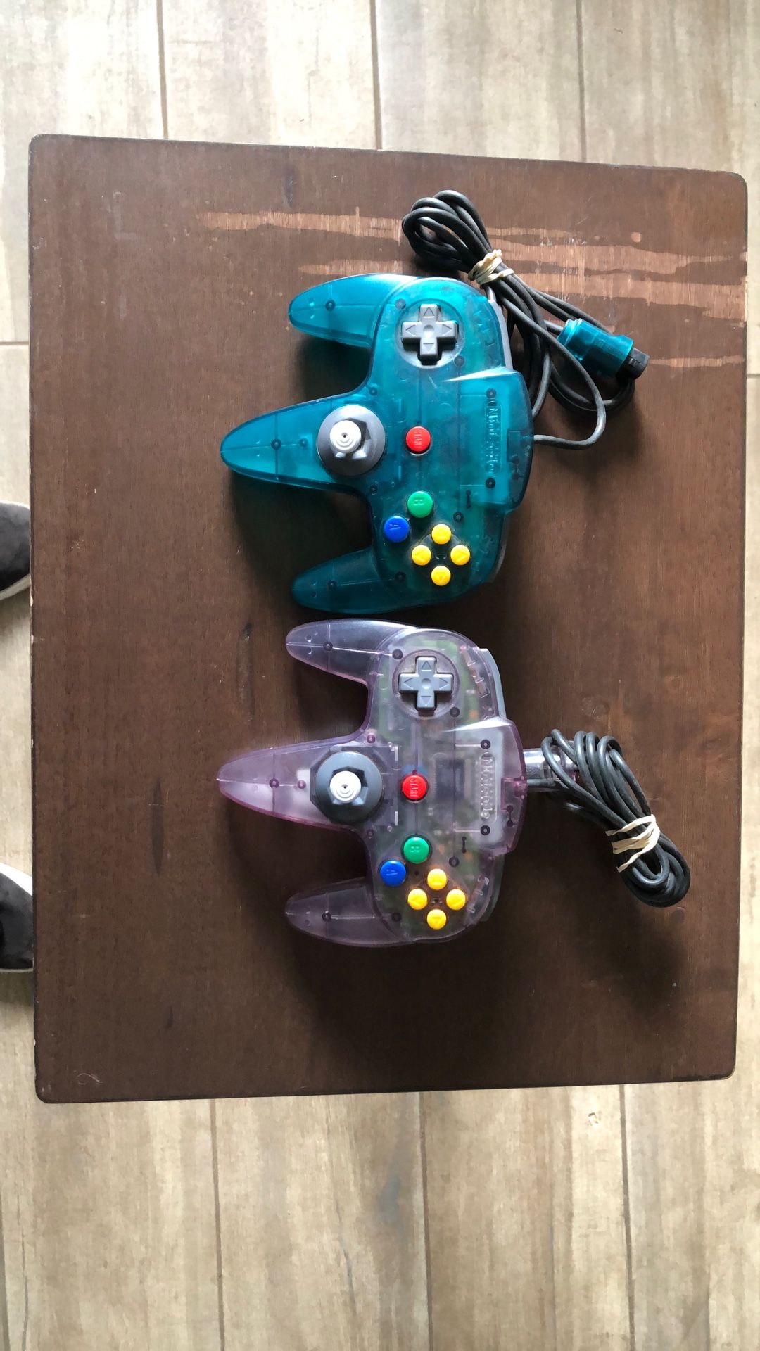 Original Nintendo 64 Controllers.