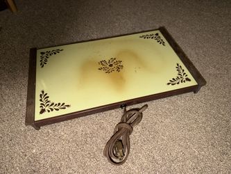 vintage Cornwall electric warming tray