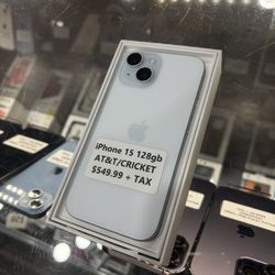 iPhone 15 128gb AT&T/CRICKET