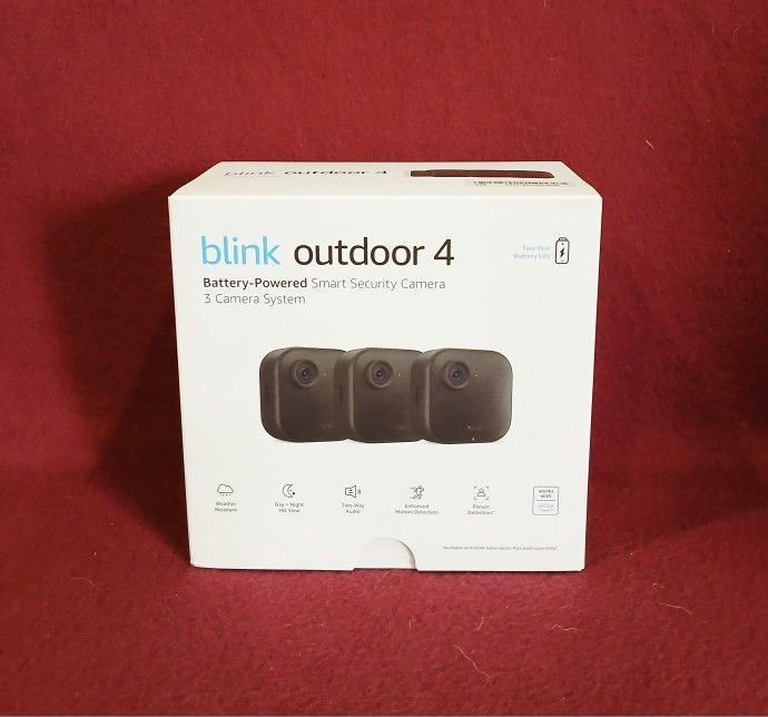 Blink Outdoor 4 Security Cameras [3pk] + Sync Module - NEW!