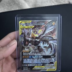 Zekrom & Pikachu Tag Team SM168 (FOR TRADE ONLY)