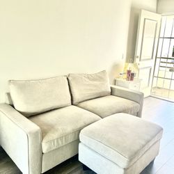 Couch With Ottoman 