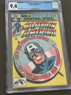 Captain America #250 CGC 9.4 Marvel Comics MCU Cap For president John Byrne