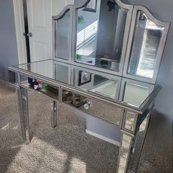 Glass Vanity/Desk 