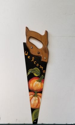 Welcome pumpkin saw