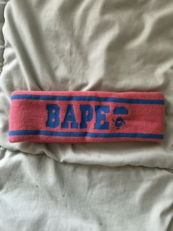 Bape Headband Pink/blue Miami Exclusive