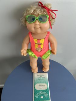 1991 Cabbage Patch Splash n Tan Doll by Hasbro