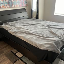 Black Queen Bed Frame 