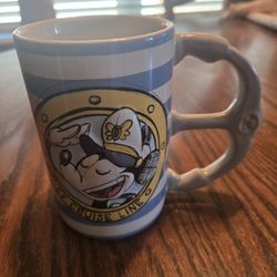 Vintage Disney Line Mickey Anchor Mug