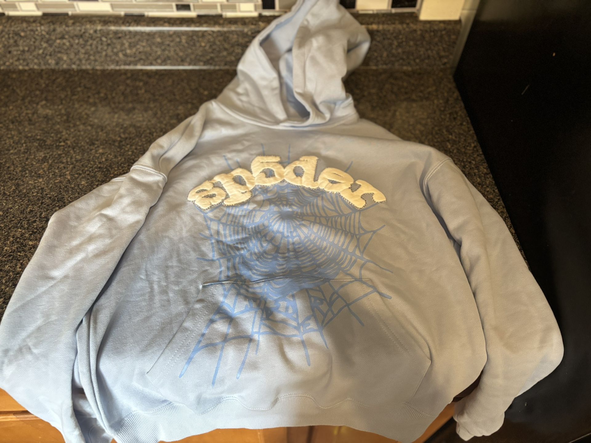 BLUE SPIDER HOODIE