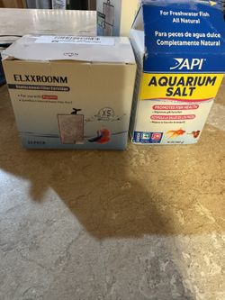Fish filters & aquarium salt