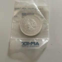 2 Oz Silver Round Aztec Calendar