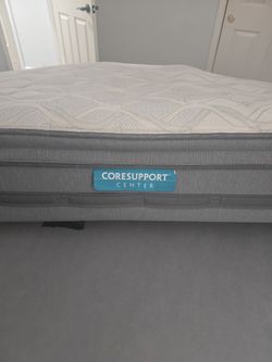 Cor support queen mattress and box spring