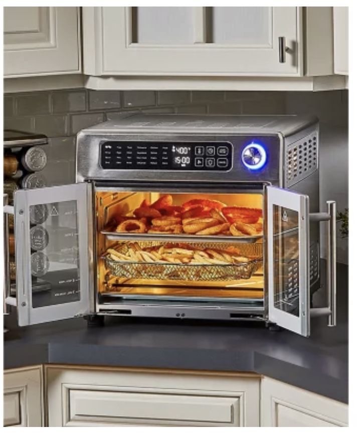 Gourmia XL Digital Air Fryer Toaster Oven with Single-Pull French Doors for  Sale in La Verne, CA - OfferUp