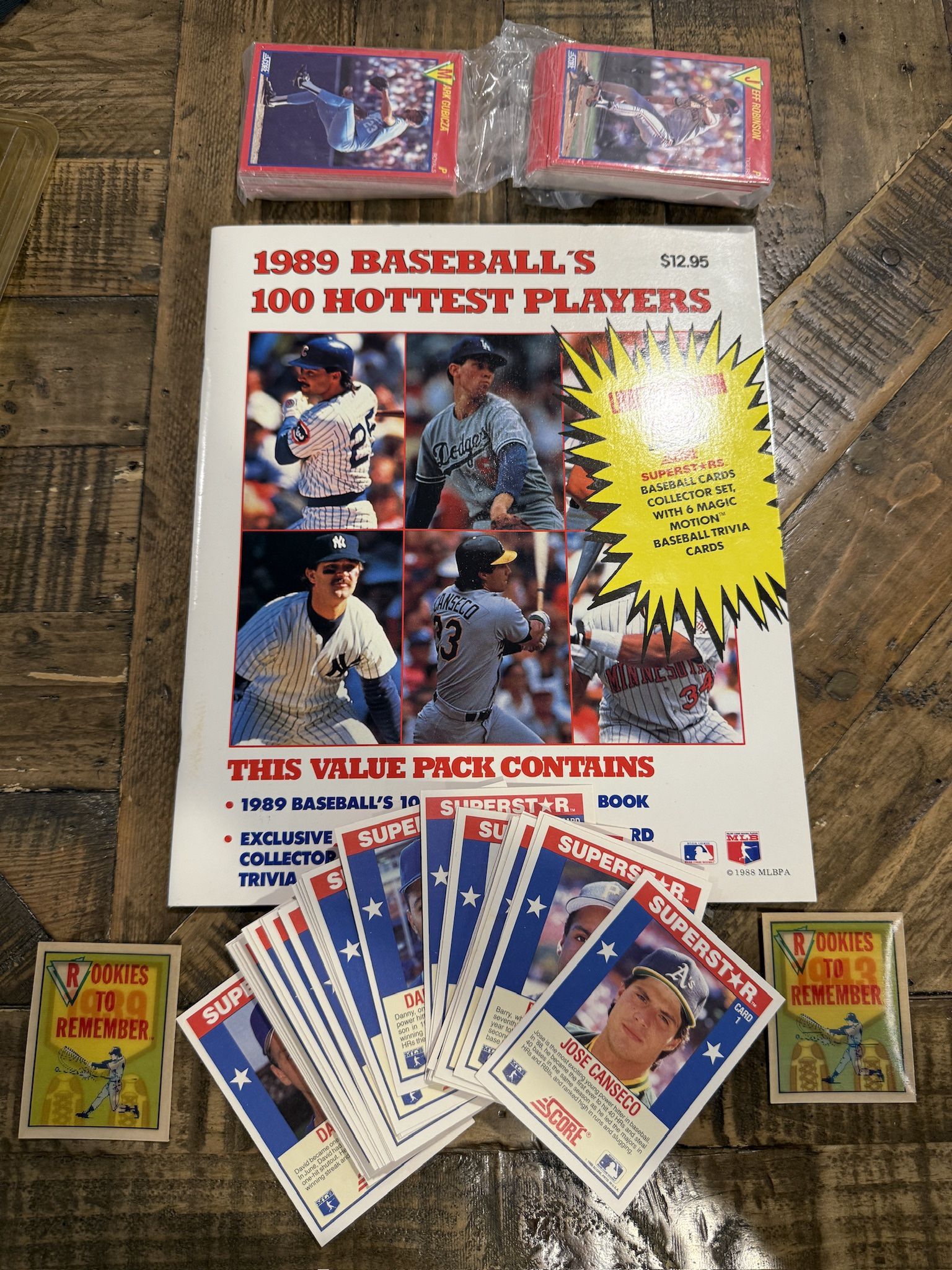 1989 Baseball Cards — José Canseco