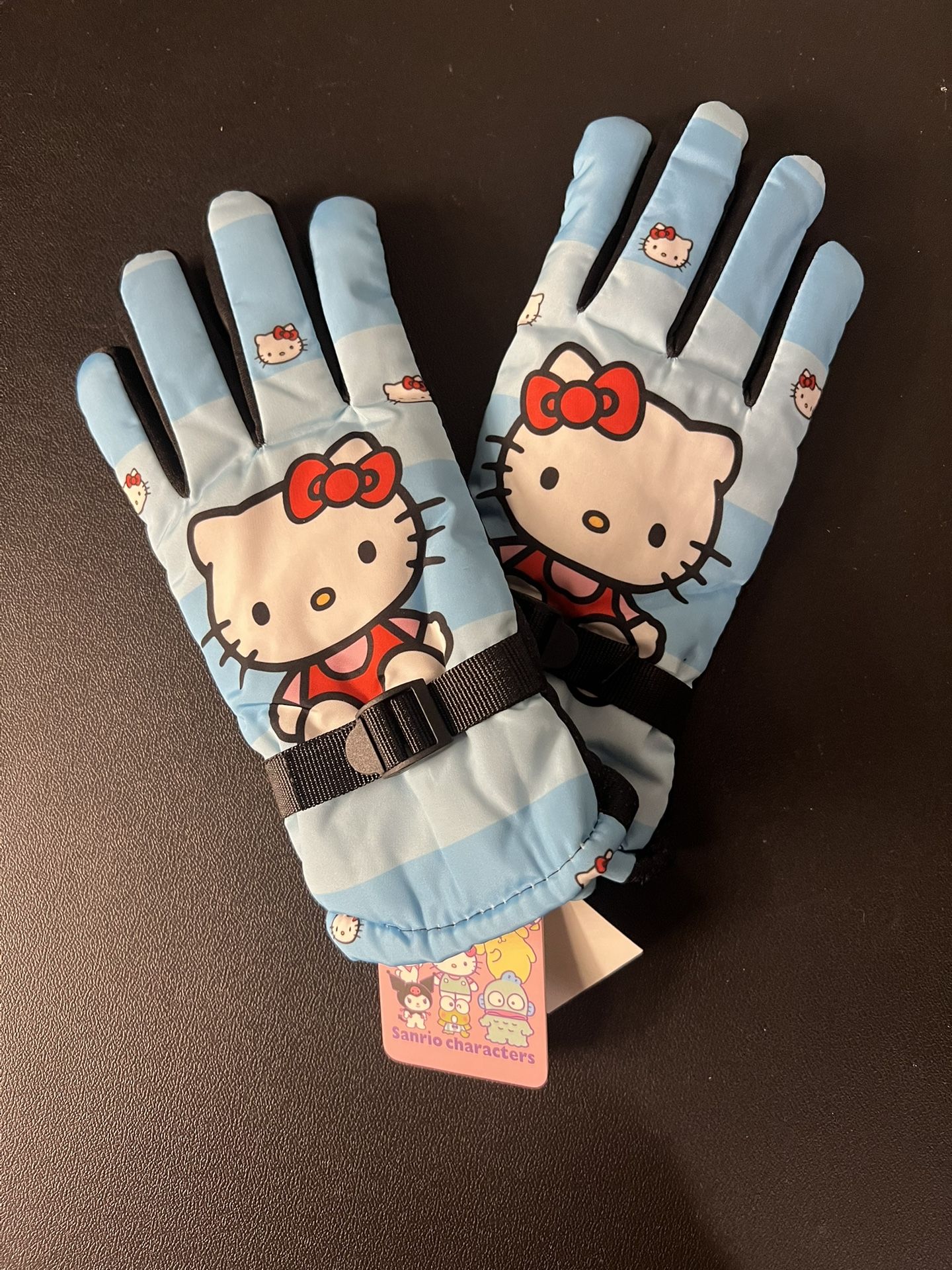 Sanrio Hello Kitty Kids Blue Snow Gloves