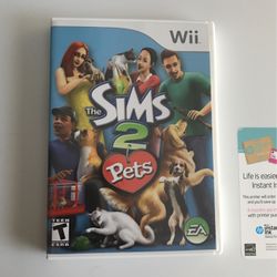Sims Pet 2 Nintendo Wii