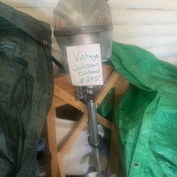 Vintage Johnson Outboard Motor With Stand $275