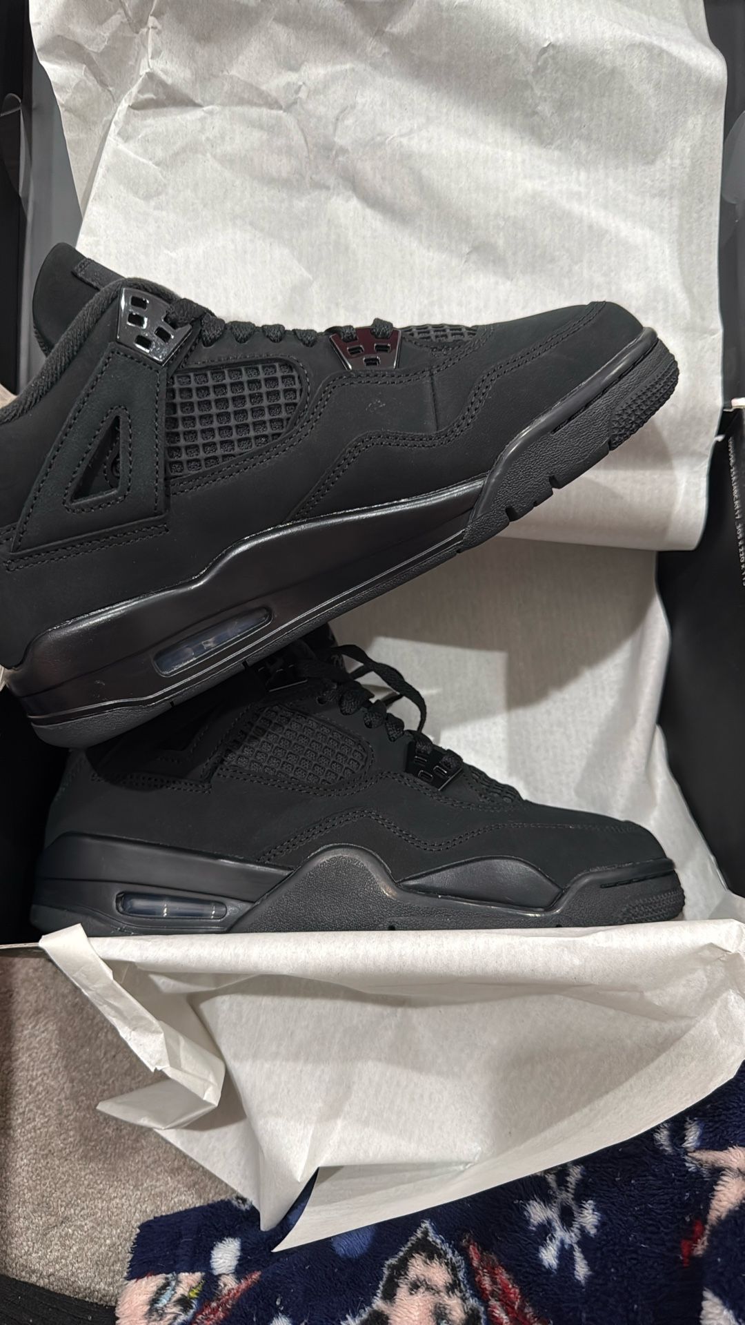 6Y Jordan 4 Black Cats