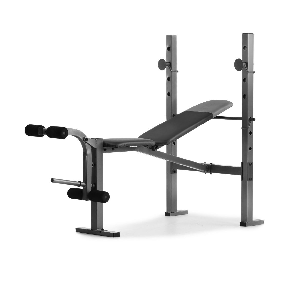 Weider XR 6.1 Multi-Position Weight Bench with Leg Developer and Exercise Chart incline decline