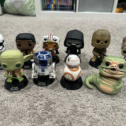 10 Star Wars Funco Pop Bobble Heads