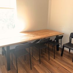 Large Hard Wood Desk