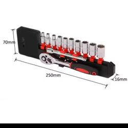 New Upgrade Wrench Socket Set Hardware Car Boat Motorcycle Bicycle Repairing Tool