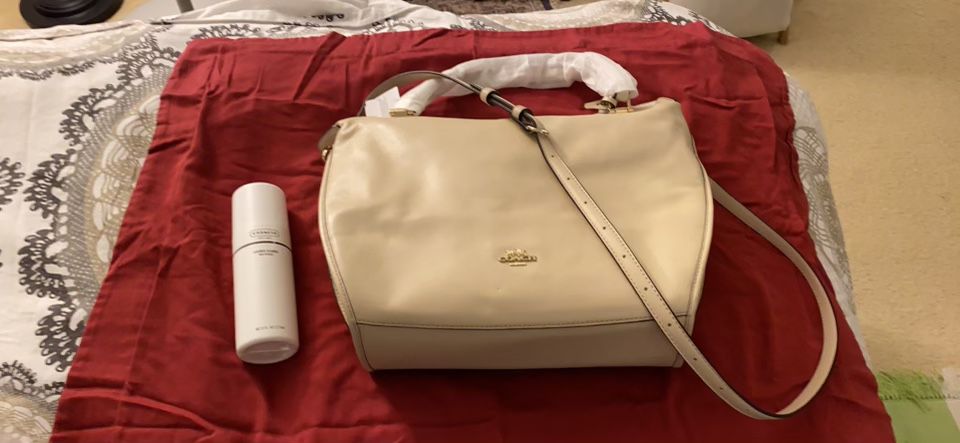 Authentic Coach Purse (with Leather Cleaner)