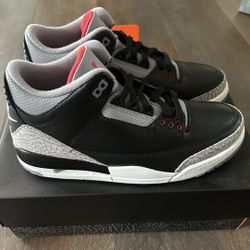 Air Jordan 3 Black Cement - 10.5 - NEVER WORN