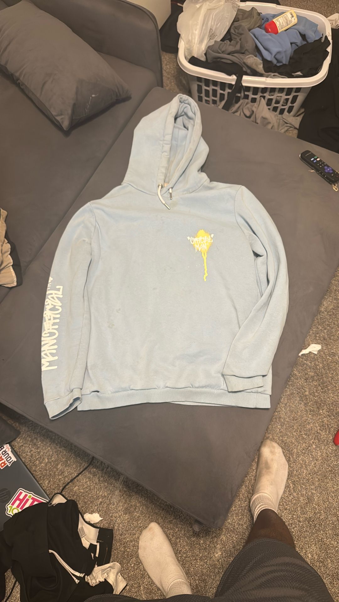 Boohoo Man Pullover Hoodie