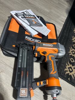 Pneumatic 18-gauge 2 1/8 in. BRAD Nailer with CLEAN DRIVE Technology.