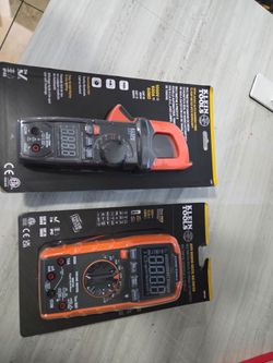 Klein tools 1000v clamp meter and digital multimeter
