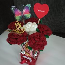 Gift Crochet Flower 