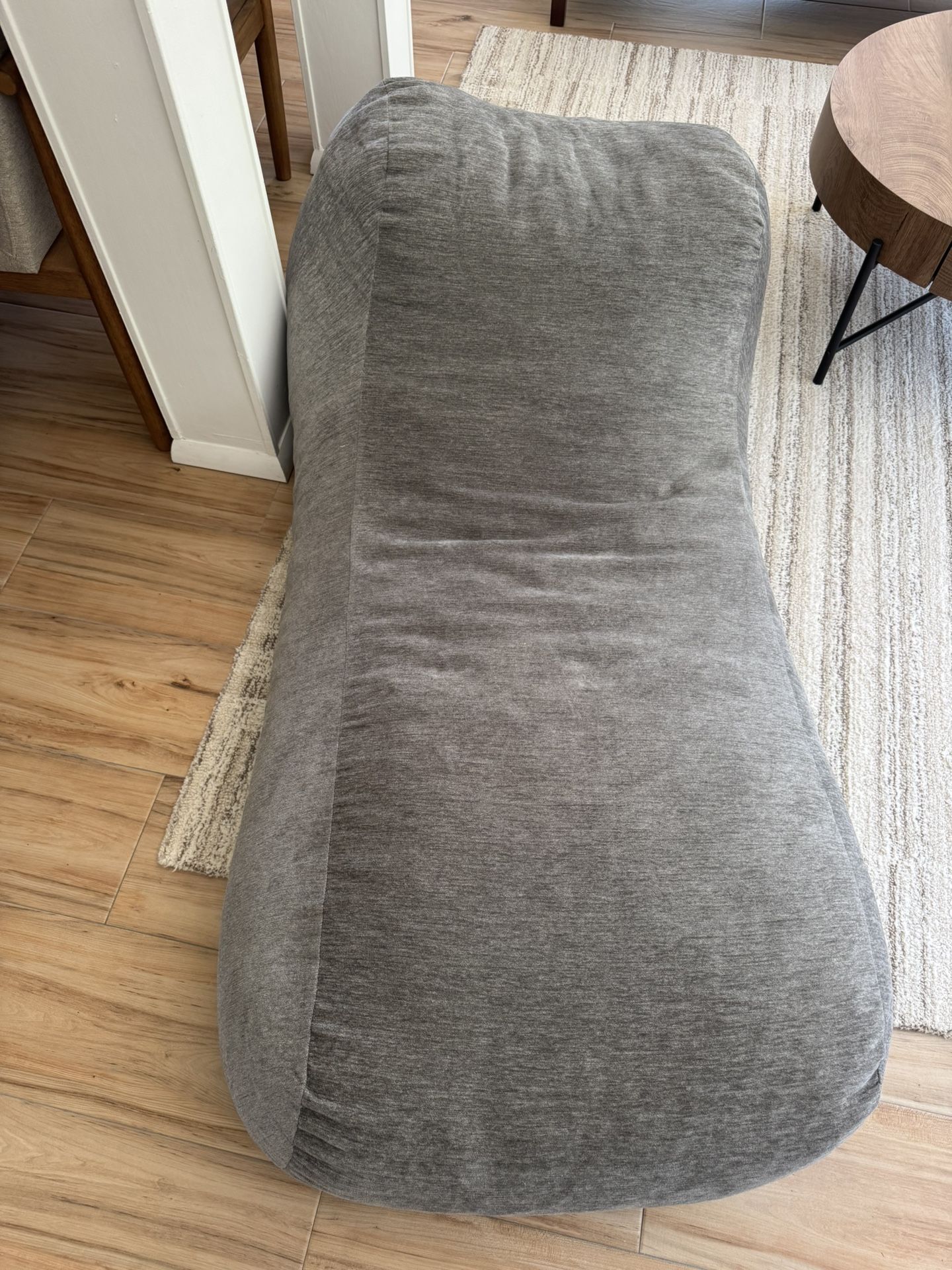 Grey Bean Bag Lounge Chair